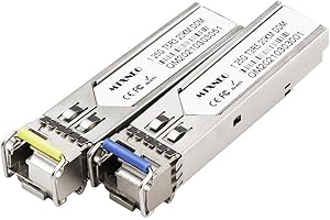 MTXNEO One pair SFP module 1.25G Bidi single fibre transceiver 1310nm/1550nm SMF LC connection up to 20km for open switches