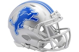 Riddell Detroit Lions Casque Réplique Mini Speed Style Unisexe, Couleur de l'équipe, Taille Unique