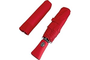 PERLETTI Ombrello Portatile Donna Uomo da Borsa - Ombrello Pieghevole da Pioggia Antivento - Ombrello Mini Ombrello Piccolo con Apertura e Chiusura Automatica Resistente da Viaggio - Diametro 100 cm