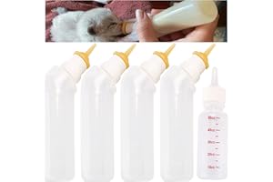 Gufastoe 5 szt. oryginalna silikonowa butelka do karmienia zwierząt ze smoczkiem, dla szczeniaka, psa, kota lub innych zwierząt domowych (model 5)