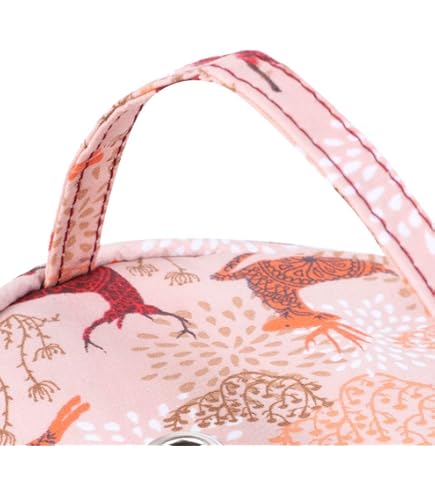 Sac De Rangement Rond Pour Broderie - Organiseur à Poches Multiples Pour Fils, Cercles Et Accessoires
