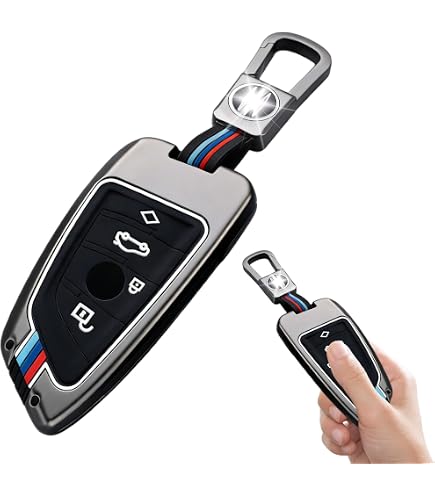 Coque Métal Noir Clé BMW Display Key – Boîtier Luxe Pour Série 5, 7, X5, X7, I8, IX & Plus