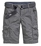 Timezone Herren Loose Maguire Cargo Shorts Incl. Belt
