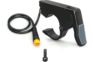 HUDAMZKY Ebike Quick Installation Thumb Throttle Compatible Left/Right hand 36V/48V 60V/72V Electric Scooter Motor Throttle for Electric Bike Accessories