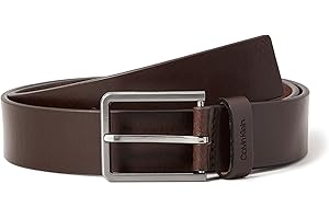 CALVIN KLEIN JEANS Calvin Klein Hombre Cinturón 3.5 cm Essential Belt Cinturón de Cuero