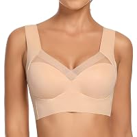 Produktbild von Velour Damen Bh Ohne Bügel BH Damen Ohne Bügel Push Up BHS Gepolstert Nahtloser Soft Bra Still Bh Mit Bügel