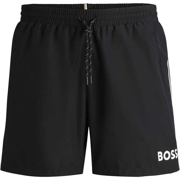 Short De Bain BOSS Dogfish Homme - Séchage Rapide - Motifs Élégants - Plage/Piscine