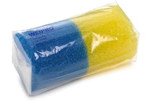 Weipro Cilindrico Spugna Filtro Acquario, PPI 25/35 Grana Grossa e Fine, Adatta per Filtro Interno Acquario TH280A (2 Pezzi)