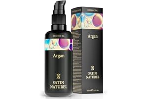 ‎SATIN NATUREL Satin Naturel Bio Arganöl 100ml – 100% Reines Kaltgepresstes Öl – Natürliches Pflegeöl für Haare, Haut, Nägel & Bart – Haaröl gegen Trockenes Haar & Kopfhaut, Zertifiziert Organisch