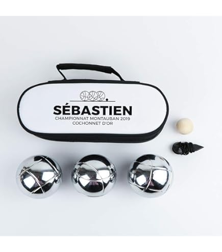 Boules de pétanque Match IT Inox 74mm Deco G - Obut - 720g Boules de pétanque Match IT Inox 74mm Deco G - Obut - 720g