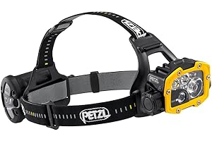 PETZL, Duo Rl, Lampada Frontale, Nero/Giallo, Taglia Unica, Unisex-Adulti