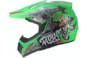 MUD DEFEATER MOTOR Kinder Crosshelm Mejia – Motorradhelm für Kinder, ABS-Schale, robuster Kinderhelm für Downhill, Quad und Motocross