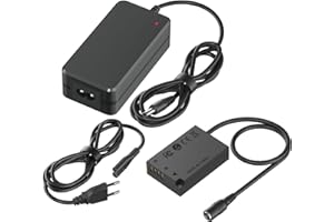 CITYORK DR-E18 zamienny adapter zasilacza AC, LP-E17/18 Dummy zestaw akumulatorów kompatybilny z Canon Rebel SL2, T6i, T6s, T7i, EOS M3, M5, M6, EOS 200D, 250D,77D, 750D, 760D, 800D, 8000D, KISS X8i