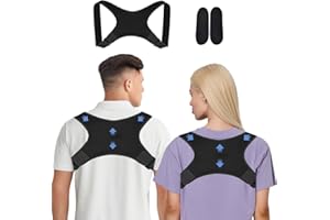 WXSHUO YU Rücken Geradehalter,Rückenstützgürtel,Haltungskorrektur Herren Damen,Verstellbare Atmungsaktive,Rückenstütze,Rückenstabilisator,Haltungstrainer,Back Posture Corrector für Schulter Nacken Rückenstütze
