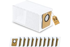 NIXOOT 12 Stück Staubbeutel für Dreame L10s Ultra / L10s Pro Ultra / L20 Ultra/Xiaomi X20+ Staubsauger Automatische Reinigungstation, Große Kapazität 2.5L beutel All in One Clean Station Ersatzteile