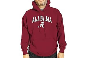 Campus Colors Alabama Crimson Tide Adult Arch & Logo Gameday Hooded Sweatshirt - Crimson,