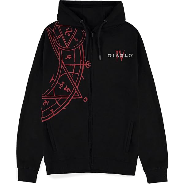 Diablo IV - Lilith Rising - Men's Zipper Ie Black