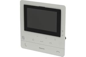 Bticino 344682 VIDEOCITOFONO WIFI MONITOR INTERNO SMART, 2 Fili, Display Aggiuntivo 5"" a Colori, Touch Screen, con Vivavoce,Interfono, Spina Plug-In, Risposta Chiamate e Apriporta da App, Bianco