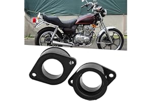 QINLORGO Carburetor Intake Manifold,1 Pair Rubber Carburetor Intake Manifold Fit for 440 LTD KZ440A