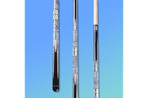 Teekerwang 58 Inch13mm 19oz/20oz Maple Billiard Stick Pool Cue Set, Canadian Maple Professional Billiard Pool Cue Stick Set, Billiard Cue Stick