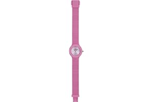 HIP HOP Orologio DONNA STARRY quadrante MONO-COLORE ROSA movimento SOLO TEMPO - 3H QUARZO e CINTURINO SILICONE ROSA HWU1024