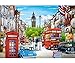 Produktbild Puzzle 1500 Teile - London - Doppeldecker New Routemaster Borismaster - Taxi Big Ben typisches Stadt Bild - Zeichnung England Straße