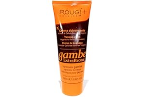 mentalshopwb CREMA ABBRONZANTE ROUGJ EXTRA BRONZ GAMBE CELLULE STAMINALI VEGETALI 100ML (2 creme extra bronz)