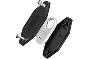 NICEDACK Soporte de bicicleta para Samsung Galaxy SmartTag2, soporte de bicicleta para SmartTag2 soporte oculto en soporte para botella, resistente al agua, con tornillos de seguridad antirrobo