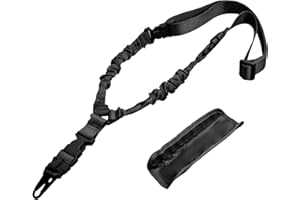 Dokeno cinghia fucile regolabile, flessibile a sgancio rapido, corda per spalle in nylon durevole con gancio in metallo