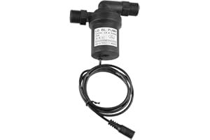 YANMIS DC Brushless Pump, 12V Hot Circulation 10W 8L/min Circulating High Temperature for Industry, Agriculture, Pressurization