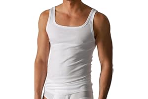 Mey 2er Pack Herren Unterhemd - Noblesse 2800 - Shirt aus Reiner Baumwolle - Tank Top ohne Seitennähte - Feinripp - Maschinenwäsche bis 95 Grad