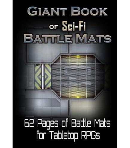 Loke Battle Mats Giant Book Of Shadow Scar - 62 Páginas Mapas A3 Para Juegos De Rol Libro De Encuadernación Plana Y Versátil