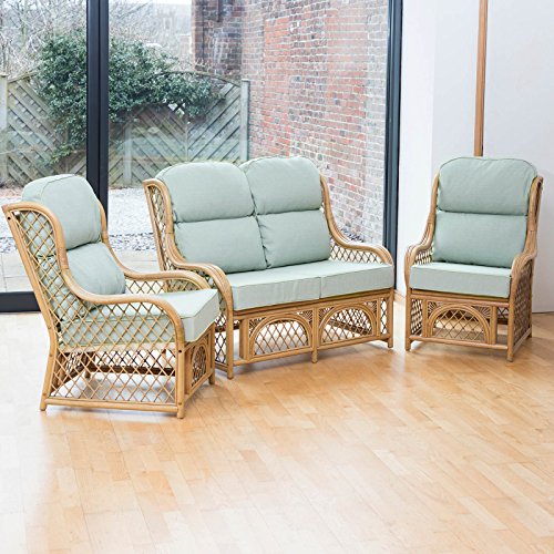 Alfresia Cadiz Cane Conservatory Furniture Suite Set with Luxury