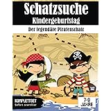 Schatzsuche Kindergeburtstag: Der legendäre Piratenschatz: All incl. Schnitzeljagd Set | für 7-9 Jährige | bis zu 8 Kinder (P