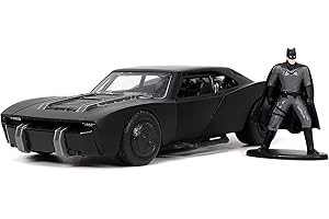 JADA - Batman The Batmobile, 253213008, + 8 anni, in scala 1:32, con personaggio di Batman in die cast