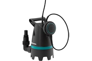 Gardena pompa zanurzeniowa do wody brudnej 9200 Basic: Elektryczna pompa zanurzeniowa o wydajności 9200 l/h wyłącznik pływakowy z funkcją pracy ciągłej (9007-47)