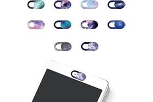 YSJCHEBS 10 Pezzi di Protezione per Obiettivo, Cielo Stellato, Custodia per Privacy, Copertura per Fotocamera per Laptop, Cursore, Copertura per Fotocamera del Telefono