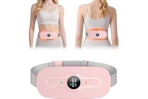 Värmedynor för smärtlindring, iklestar uppladdningsbar menstruationsvärmedyna med sex värme- och massagelägen, bärbar elektri