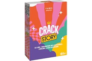 CRACK STORY | Jeu d’Ambiance Drôle et Addictif | Jeu de Société Famille & Adultes | Idée Cadeau Originale pour Noël ou Soirée Entre Amis | 2 à 8 Joueurs | Dès 10 Ans | Français