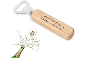 CDIXLMUZ Cadeaux Noel Decapsuleur Cadeau Papy, Cadeaux Pour Papa Papi Noël Bonne Fete Papy Merci Papi Idee Cadeau Pour Homme Noel Original Utile Fête des Peres Fete des Grand Pere Decapsuleur Biere Original