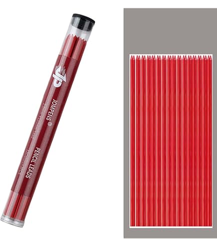 Pentel Ricarica Mina 2mm Per Matita Multi 8 Colori - Tubo Rosso (CH2-B), 2 Pezzi - 4
