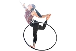 Play Juggling - Cerceau aérien pour Les disciplines aériennes et l'acrobatie - Diamètre 85 à 110 cm - Fixations : Plaque, Crochet, Sangle, Poutre et Plafond - pour l'acrobatie, la Lyre, Le Yoga