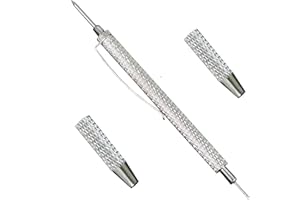 Amazleer 2 in 1 Windshield Spray Nozzle Needle, Durable Aluminum Alloy Windshield Washer Nozzle Adjustment Tool with Jet Cleaner (Windshield Spray Nozzle Needle)