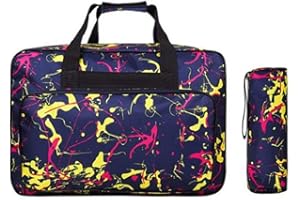 Venus valink 2pcs / Juego Máquina de Coser Bolsa, Gran Capacidad Viaje Bolso Tote, Bolsas Almacenaje,Costura Organizador,Multiusos Costura Herramientas Mano Portando Fundas Labores - Azul
