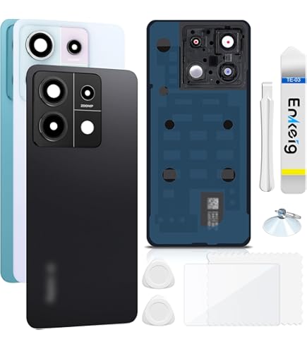 Cache Batterie Vitre Arrière Premium Noir pour Blackview BL8800 5G