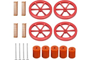 BZ 3D Ender 3 Molle Upgrade Kit,4 Dado di livellamento+ 5 Silicone Colonna Solido+8 Molle Letto Caldo per Ender 3/V2/Ender 3 S1/Pro/Ender 3 Neo/V2 Neo