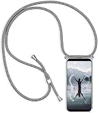 YAMCCCSE Custodia per Cellulare Girocollo per Google Pixel 8 Tracolla - Collana/Necklace Cordoncino,Practical Stylish Trasparente Silicone TPU Flessibile Antiurto Protettivo Cover