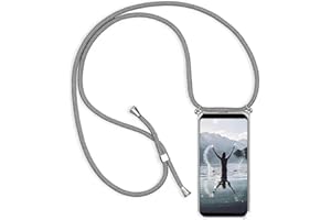 HongMan Funda de movil con Cuerda para Colgar Samsung Galaxy S7,Carcasa Transparente TPU Suave Silicona Case con Correa Colgante Ajustable Cuerda Correa de Cuello Cadena Cordón