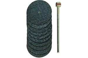 PROXXON 2228808 - Set 10 discos reforzados 22 mm + vástago