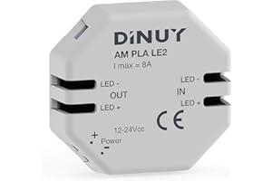 Dinuy AM.PLA.LE2 - Amplificador tiras led 12-48v corriente continua 8a